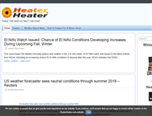 Tablet Screenshot of heaterheater.com